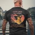 Every Once In A While A Dutch Shepherd Enters You Life Men's Back Print T-shirt Gifts for Old Men