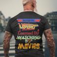 Everything I Need To Know - 80S Movies Men's Crewneck Short Sleeve Back Print T-shirt Gifts for Old Men