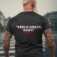 Feels Great Baby Jimmy G Tshirt Men's Crewneck Short Sleeve Back Print T-shirt Gifts for Old Men