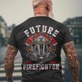 Firefighter Future Firefighter Thin Red Line Firefighting Lover Men's T-shirt Back Print Gifts for Old Men