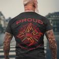 Firefighter Proud Firefighters Wife Firefighting Medic Pride Tshirt Men's T-shirt Back Print Gifts for Old Men