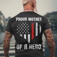 Firefighter Proud Mother Of A Firefighter Men's T-shirt Back Print Gifts for Old Men