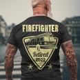 Firefighter Retired Firefighter Retirement V2 Men's T-shirt Back Print Gifts for Old Men
