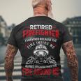 Firefighter Retired Firefighter I Survived Because The Fire Inside Me Men's T-shirt Back Print Gifts for Old Men