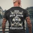 Firefighter Retired Firefighter Retired Firefighter V2 Men's T-shirt Back Print Gifts for Old Men