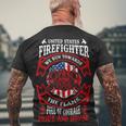 Firefighter United States Firefighter We Run Towards The Flames Firemen _ V4 Men's T-shirt Back Print Gifts for Old Men