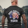 Funny Anti Biden Fjb Biden Funny Biden F Joe Biden Poopypants Men's Crewneck Short Sleeve Back Print T-shirt Gifts for Old Men