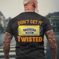 Funny Dont Get It Twisted Tea Meme Men's Crewneck Short Sleeve Back Print T-shirt Gifts for Old Men