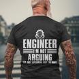 Funny Engineer Art Mechanic Electrical Engineering Gift Men's Crewneck Short Sleeve Back Print T-shirt Gifts for Old Men
