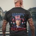 Funny Merry 4Th Of July You Know The Thing Joe Biden Men Men's Crewneck Short Sleeve Back Print T-shirt Gifts for Old Men