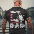 Goat Dad V2 Men's Crewneck Short Sleeve Back Print T-shirt Gifts for Old Men