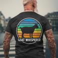 Goat Whisperer Apparel Goat Men's T-shirt Back Print Gifts for Old Men