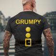 Grumpy Dwarf Costume Tshirt Men's Crewneck Short Sleeve Back Print T-shirt Gifts for Old Men