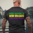 What Happens In New Orleans Stays In New Orleans Mardi Gras T-Shirt Men's T-shirt Back Print Gifts for Old Men