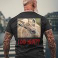 Horned Scapegoat Tee I Did What Men's Back Print T-shirt Gifts for Old Men
