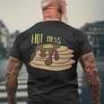 Hot Mess Pancakes Men's Crewneck Short Sleeve Back Print T-shirt Gifts for Old Men