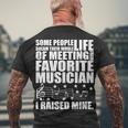 I Raised Mine Favorite Musician Tshirt Men's Crewneck Short Sleeve Back Print T-shirt Gifts for Old Men