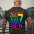 Im This Many Popsicles Old Funny Birthday For Men Women Great Gift Men's Crewneck Short Sleeve Back Print T-shirt Gifts for Old Men