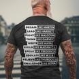 Inspirational Black History Figures Tshirt Men's Crewneck Short Sleeve Back Print T-shirt Gifts for Old Men