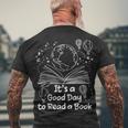 Its A Good Day To Read A Book Bookworm Book Lovers Vintage Men's T-shirt Back Print Gifts for Old Men