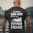 Its Not A Dad Bod Its A Father Figure Funny Fathers Day Gift Men's Crewneck Short Sleeve Back Print T-shirt Gifts for Old Men