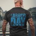 Labor Day Happy Labor Day Waleed Men's T-shirt Back Print Gifts for Old Men
