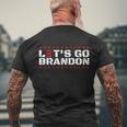 Lets Go Brandon Trump V2 Men's Crewneck Short Sleeve Back Print T-shirt Gifts for Old Men