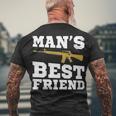 Mans Best Friend V2 Men's Crewneck Short Sleeve Back Print T-shirt Gifts for Old Men