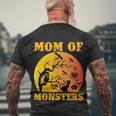 Mom Of Monsters Halloween Quote Men's Crewneck Short Sleeve Back Print T-shirt Gifts for Old Men