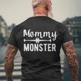 Mommy Monster Halloween Quote Men's Crewneck Short Sleeve Back Print T-shirt Gifts for Old Men