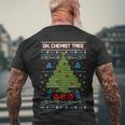 Oh Chemist Tree Chemistry Tree Christmas Science Men's Crewneck Short Sleeve Back Print T-shirt Gifts for Old Men