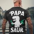 Papa Saur Fix Things Men's Crewneck Short Sleeve Back Print T-shirt Gifts for Old Men