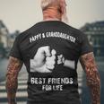 Pappy & Granddaughter - Best Friends Men's Crewneck Short Sleeve Back Print T-shirt Gifts for Old Men