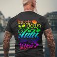 Pink Or Blue Touchdown Or Tutu We Love You Gender Reveal Gift Men's Crewneck Short Sleeve Back Print T-shirt Gifts for Old Men
