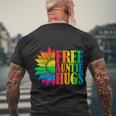 Proud Lgbt Free Auntie Hugs Lgbt Pride Month Men's Crewneck Short Sleeve Back Print T-shirt Gifts for Old Men