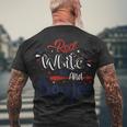 Red White And Boujee 4Th Of July Patriotic July Fourth Men's T-shirt Back Print Gifts for Old Men