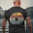 Retro Circuit Board Electronic Engineer Electrician Men's T-shirt Back Print Gifts for Old Men