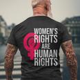 Rights Are Human Rights Feminist Men's T-shirt Back Print Gifts for Old Men