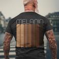 Shades Of Melanin Tshirt Men's Crewneck Short Sleeve Back Print T-shirt Gifts for Old Men
