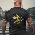 Staten Island Killer Bees Men's Crewneck Short Sleeve Back Print T-shirt Gifts for Old Men