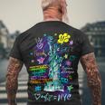Statue Of Liberty Cities Of New York Men's Crewneck Short Sleeve Back Print T-shirt Gifts for Old Men