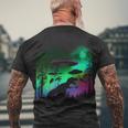 Storm Area 51 Alien Dinosaur Ufo Men's Crewneck Short Sleeve Back Print T-shirt Gifts for Old Men