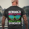Summer Break 2022 Retro Summer Break Schools Out For Summer Cool Gift Men's Crewneck Short Sleeve Back Print T-shirt Gifts for Old Men