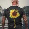 Womens Sunflower Retired Teacher Retirement 2022 Mom Men's T-shirt Back Print Gifts for Old Men