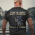 Take A Knee Men's Crewneck Short Sleeve Back Print T-shirt Gifts for Old Men