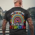 This Teacher Has Awesome Students Rainbow Autism Awareness Men's T-shirt Back Print Gifts for Old Men