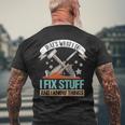 That&8217S What I Do I Fix Stuff And I Know Things Carpenter Men's Back Print T-shirt Gifts for Old Men