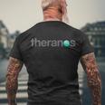 Theranos Swag Men's Crewneck Short Sleeve Back Print T-shirt Gifts for Old Men