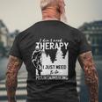 Therapy Mountain Biking Tshirt Men's Crewneck Short Sleeve Back Print T-shirt Gifts for Old Men