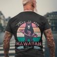 This Is My Hawaiian Cool Gift Men's Crewneck Short Sleeve Back Print T-shirt Gifts for Old Men